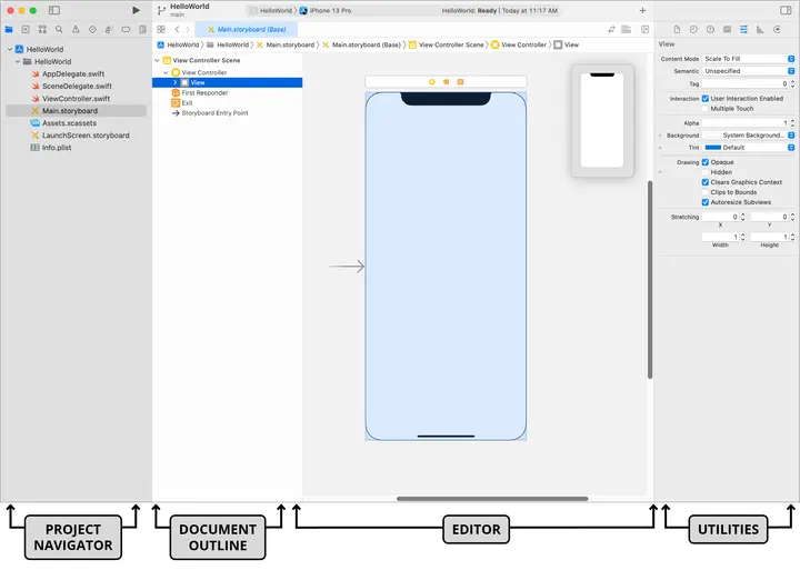 Xcode overview
