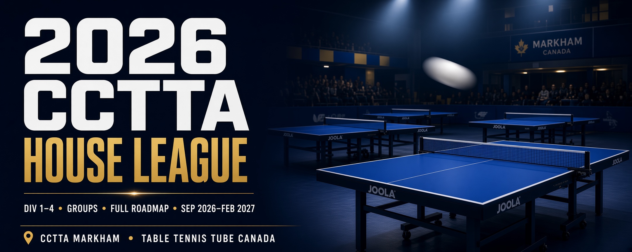 2026 CCTTA House League: Every Division, Every Group, Full Roadmap to February
