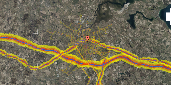 Trafikstøjkort på Overgade 32D, 5000 Odense C