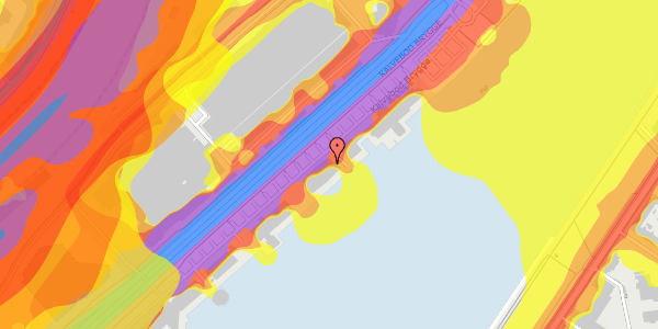 Trafikstøjkort på Kalvebod Brygge 35, st. , 1560 København V