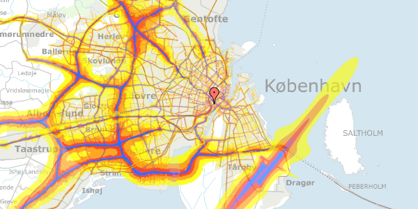 Trafikstøjkort på Istedgade 8, st. , 1650 København V