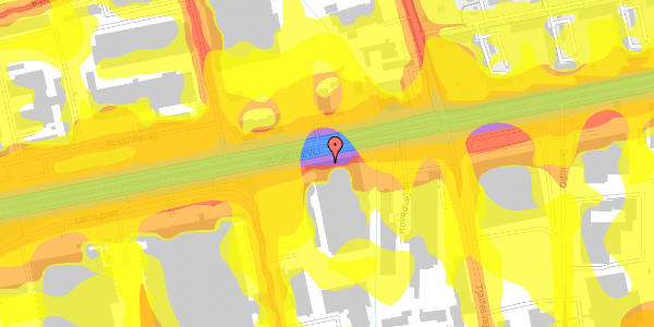 Trafikstøjkort på Roskildevej 5, 2620 Albertslund