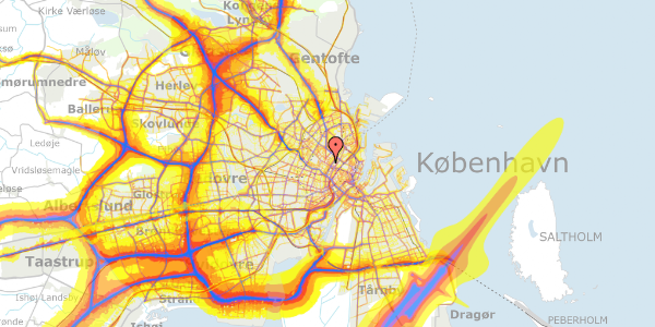 Trafikstøjkort på Ravnsborggade 8B, 4. tv, 2200 København N