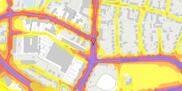 Trafikstøjkort på Skibhusvej 56, 5000 Odense C