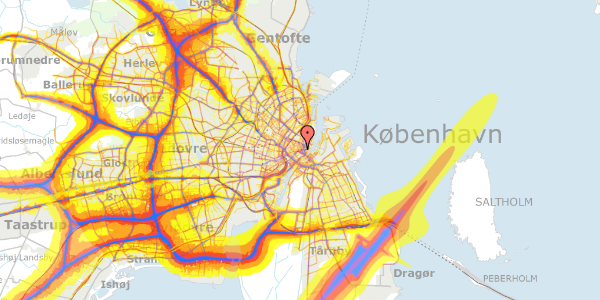 Trafikstøjkort på Nikolaj Plads 30, st. , 1067 København K