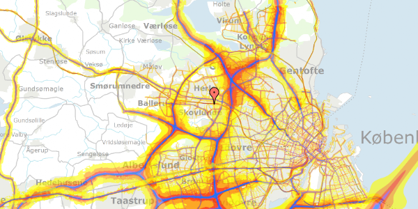 Trafikstøjkort på Meterbuen 43, 1. , 2740 Skovlunde