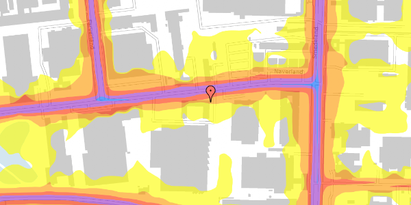 Trafikstøjkort på Naverland 3, 1. , 2600 Glostrup