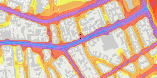 Trafikstøjkort på Vesterbrogade 30, st. tv, 1620 København V