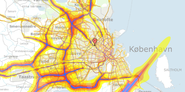 Trafikstøjkort på Jordbærvej 31, 2400 København NV