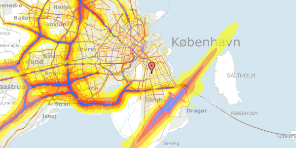 Trafikstøjkort på Remisevej 10, 2. , 2300 København S