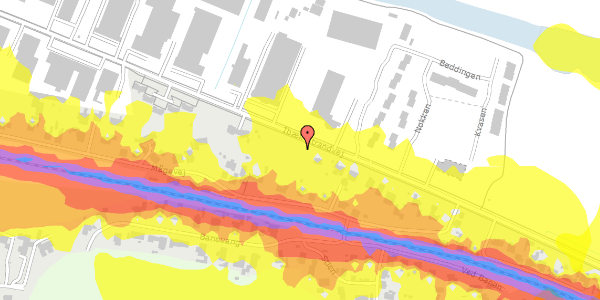 Trafikstøjkort på Ibæk Strandvej 30, 7100 Vejle