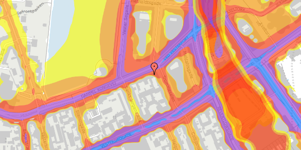 Trafikstøjkort på Gammel Kongevej 1, st. , 1610 København V