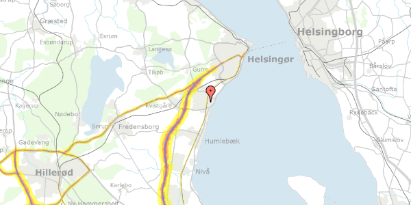 Trafikstøjkort på Esperhave 9, 3060 Espergærde