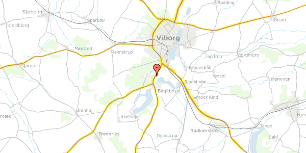 Trafikstøjkort på Nonbo Enge 17, 8800 Viborg