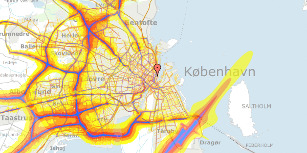 Trafikstøjkort på Gothersgade 8E, 4. , 1123 København K