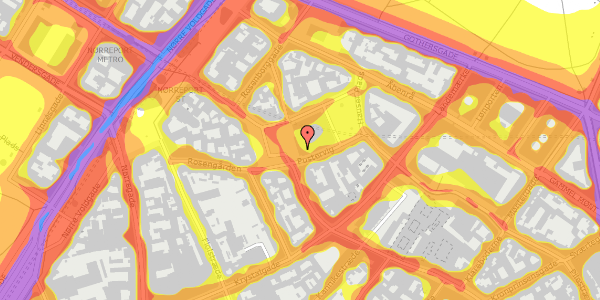 Trafikstøjkort på Kultorvet 2A, 1175 København K