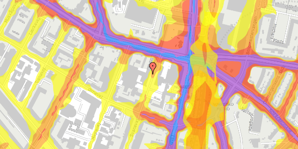 Trafikstøjkort på Svanevej 4, 2. 301, 2400 København NV