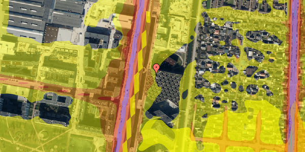 Trafikstøjkort på Ørestads Boulevard 55E, 1. , 2300 København S