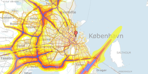 Trafikstøjkort på Adelgade 47, kl. , 1304 København K