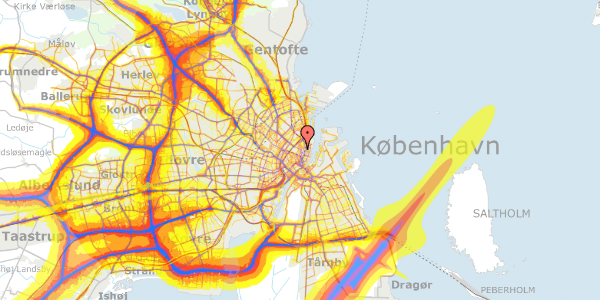 Trafikstøjkort på Adelgade 47, st. mf, 1304 København K