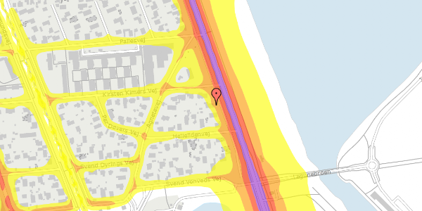 Trafikstøjkort på Amager Strandvej 226, 2300 København S