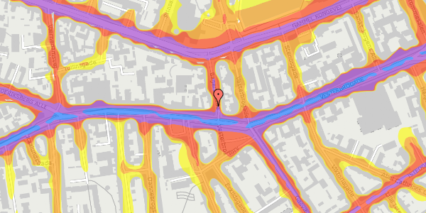 Trafikstøjkort på Bagerstræde 1, 4. , 1617 København V