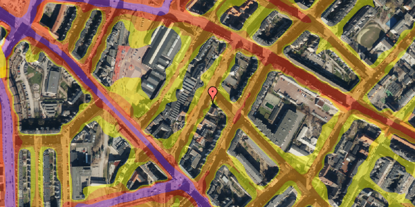 Trafikstøjkort på Baldersgade 20, 2. , 2200 København N