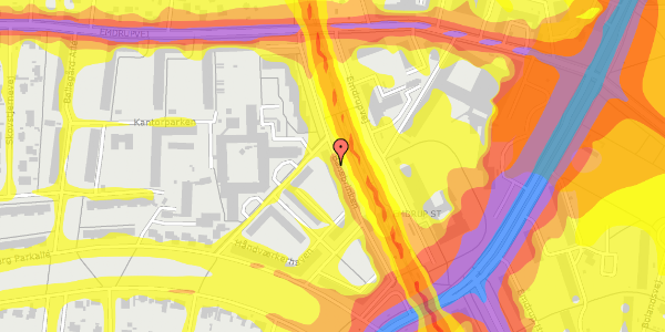 Trafikstøjkort på Banebrinken 87, st. th, 2400 København NV