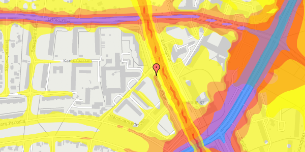 Trafikstøjkort på Banebrinken 89, st. mf, 2400 København NV