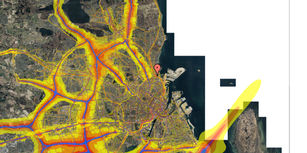 Trafikstøjkort på Bellmansgade 25, 7. th, 2100 København Ø