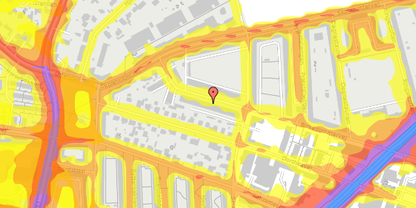 Trafikstøjkort på Birkedommervej 75, st. tv, 2400 København NV