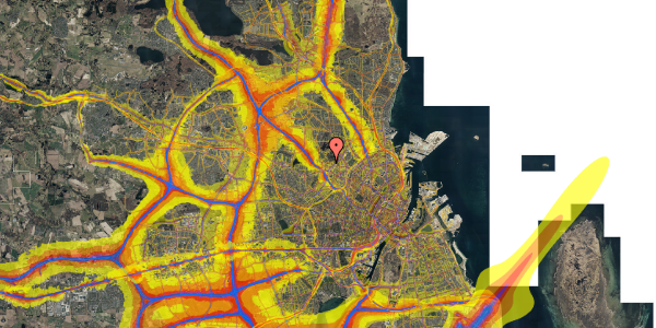 Trafikstøjkort på Birkedommervej 78, 2. th, 2400 København NV