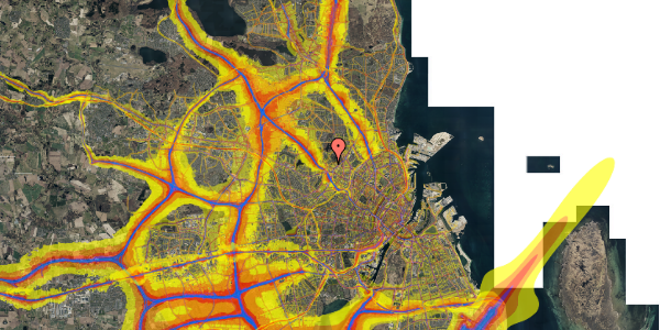 Trafikstøjkort på Birkedommervej 91, st. th, 2400 København NV