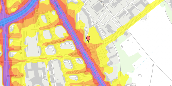 Trafikstøjkort på Bispebjerg Bakke 1, 1. 100, 2400 København NV