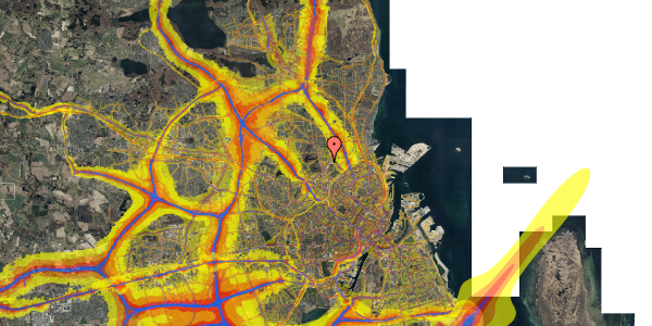 Trafikstøjkort på Bispebjergvej 47, 2. tv, 2400 København NV