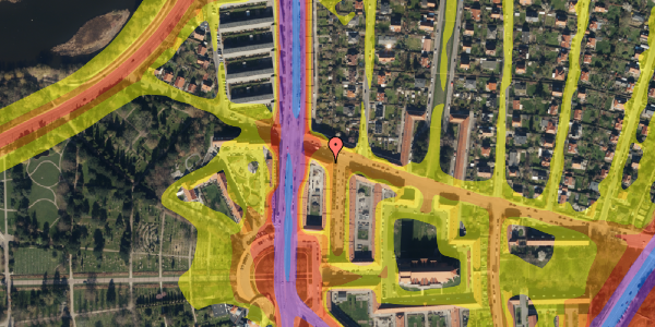 Trafikstøjkort på Bispebjergvej 69, st. , 2400 København NV