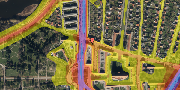 Trafikstøjkort på Bispebjergvej 71, st. tv, 2400 København NV