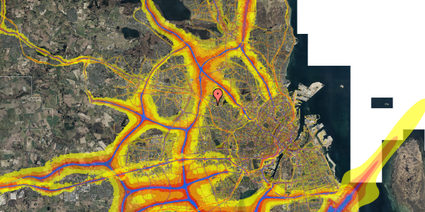 Trafikstøjkort på Bjergstedvej 13, st. 213, 2700 Brønshøj