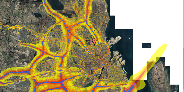 Trafikstøjkort på Bogtrykkervej 26, 2. th, 2400 København NV