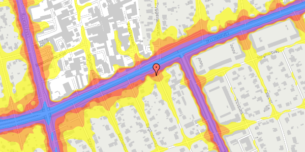 Trafikstøjkort på Bratskovvej 31, st. 2, 2720 Vanløse