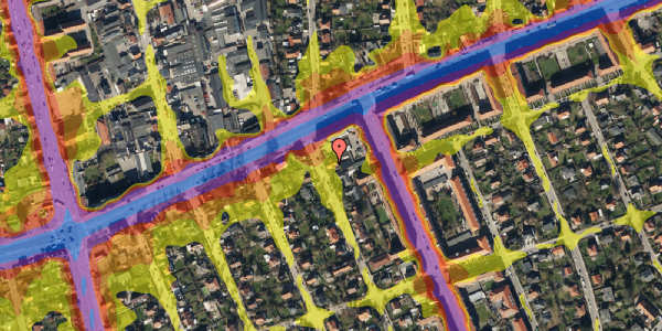 Trafikstøjkort på Bratskovvej 34, 1. , 2720 Vanløse