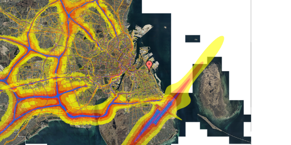 Trafikstøjkort på Bremensgade 27, st. th, 2300 København S