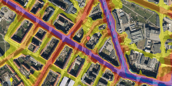 Trafikstøjkort på Brofogedvej 2, 3. 302, 2400 København NV