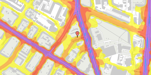 Trafikstøjkort på Brofogedvej 15, st. tv, 2400 København NV