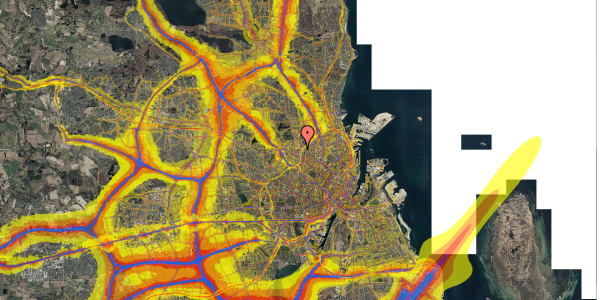 Trafikstøjkort på Bygmestervej 49, 2. tv, 2400 København NV