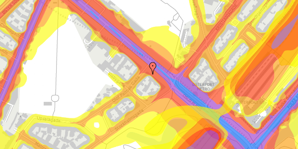 Trafikstøjkort på Dag Hammarskjölds Allé 3, kl. tv, 2100 København Ø