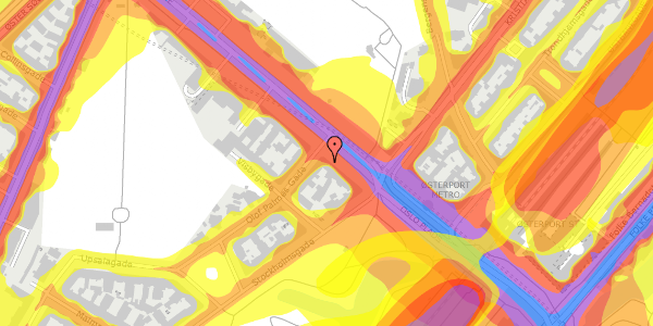 Trafikstøjkort på Dag Hammarskjölds Allé 3, st. th, 2100 København Ø