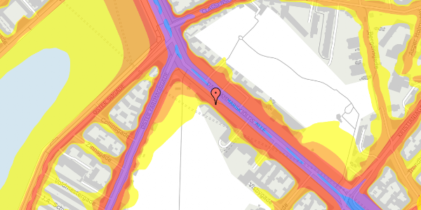 Trafikstøjkort på Dag Hammarskjölds Allé 31, kl. , 2100 København Ø