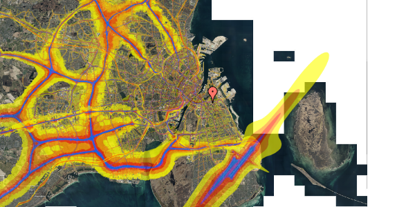 Trafikstøjkort på Dalslandsgade 8C, 4. 513, 2300 København S