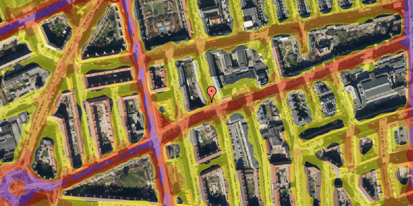 Trafikstøjkort på Drejøgade 35, st. 7, 2100 København Ø